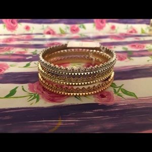 Silver bangle only